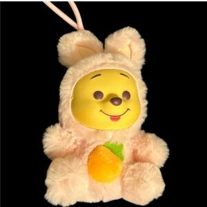 Plush Bunny Costume Winnie The Pooh Toy Bagcharm Keychain NEW